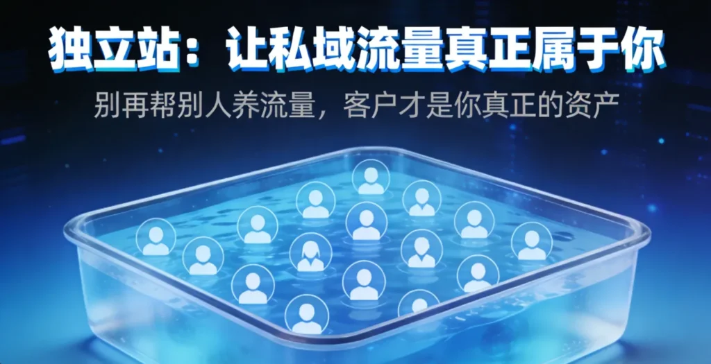 独立站:让你的私域流量,真正属于自己